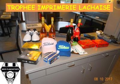 Trophée Imprimerie Lachaise